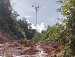 Jalan Tertutup Longsor, Warga Talippuki Minta Pemkab Mamasa Turunkan Alat Berat