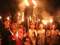 Pemuda Serang Sambut Idul Adha Dengan Pawai Obor