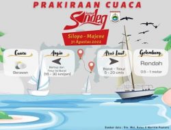 Sandeq Menuju Majene, Berikut Perkiraan Cuaca Hari Ini