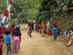 Sederhana,  HUT ke-77 RI Pemdes Pamoseang Lombakan Permainan Rakyat