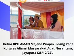 KMAN VI Papua: Ketua BPH AMAN Majene Pimpin Sidang Komisi