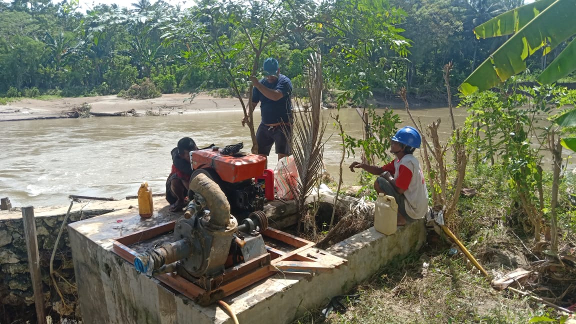 Kerusakan IPA PDAM Majene