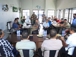 Kapolres, Dandim dan Kajari Bersama Wartawan, Siap Ciptakan Kamtibmas Kondusif