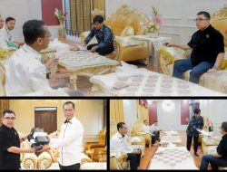 Kepala BPOM Sulbar Aundensi dengan Bupati Majene
