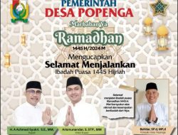 FOTO | Pemdes Desa Popenga : Marhaban ya Ramadhan