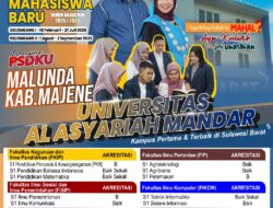 Unasman Malunda Buka Pendaftaran Mahasiswa Baru Jalur RPL Tahun 2025