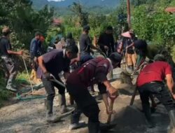 Jalan Kabupaten Rusak, Warga Bergerak Saat Pemda Mamasa Tak Hadir